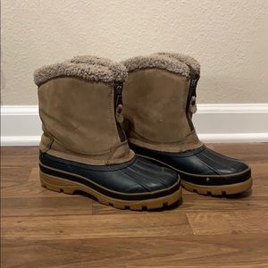 Vintage London Fog winter boots zip-up 7w